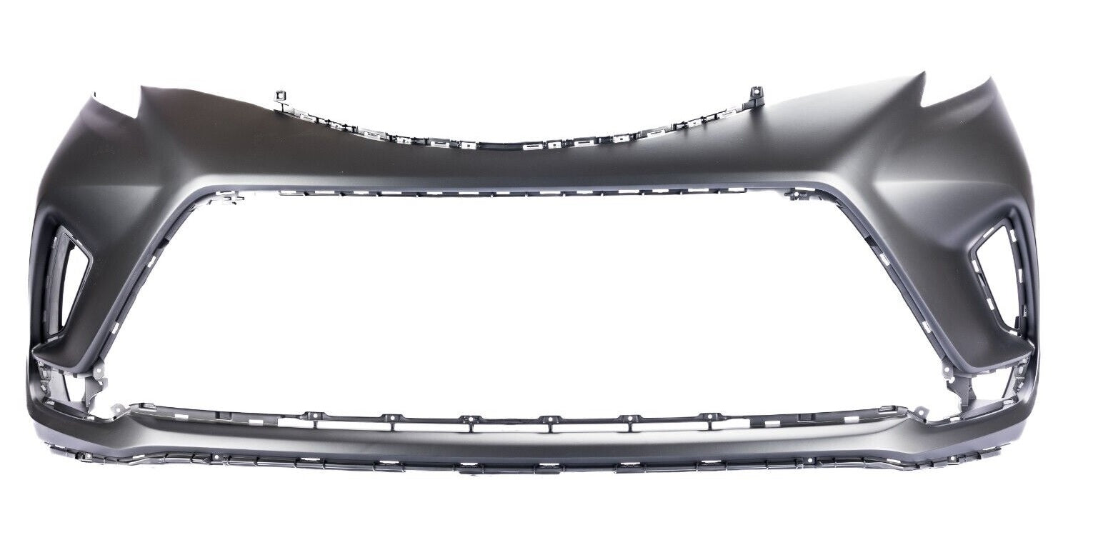 2021-2023 Toyota Sienna Front Bumper Primed Xse Model , TO1000474. Installed view for reference.