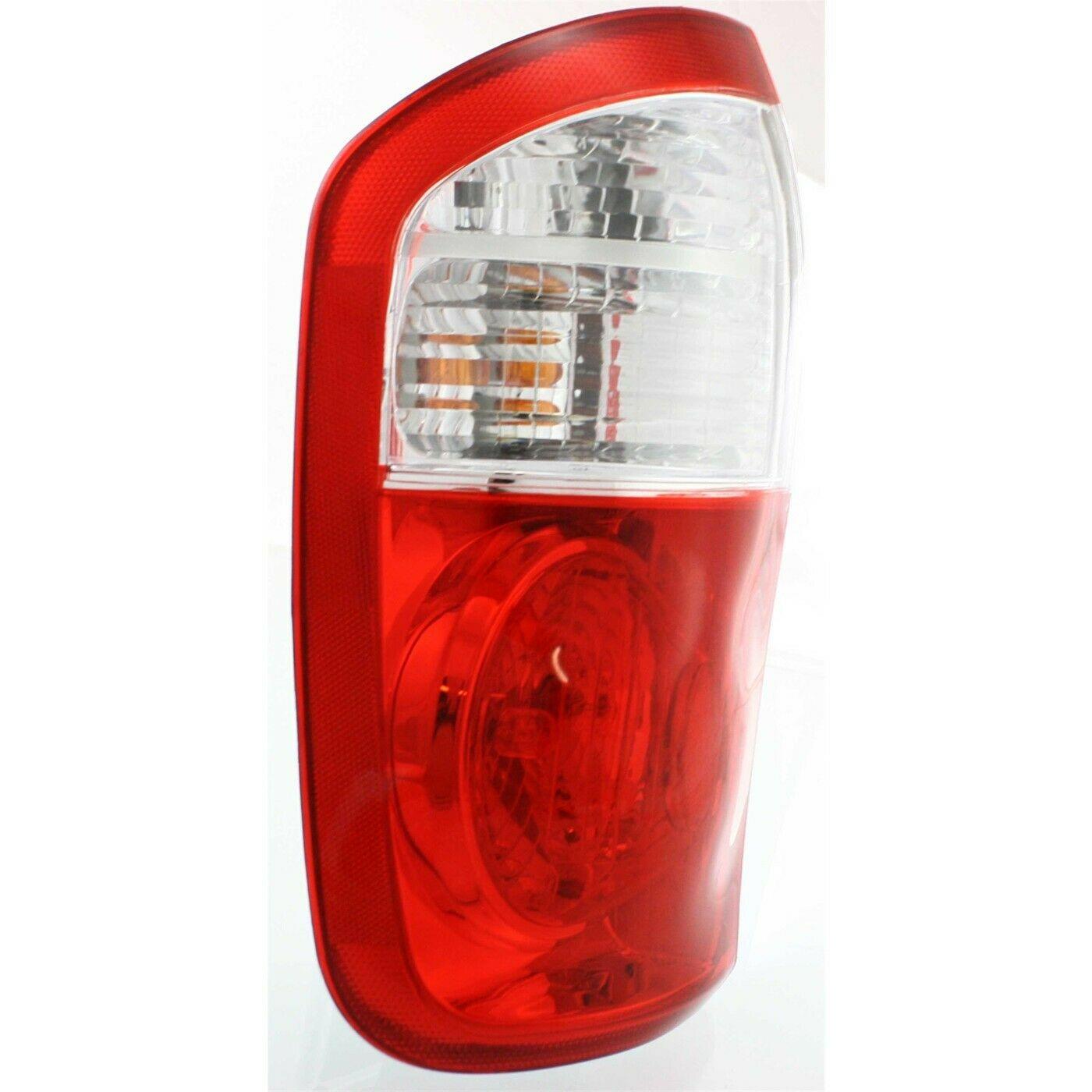 2004-2006 Toyota Tundra Tail Lamp Driver Side Double Cab White/Red , TO2800153. OEM-style replacement.
