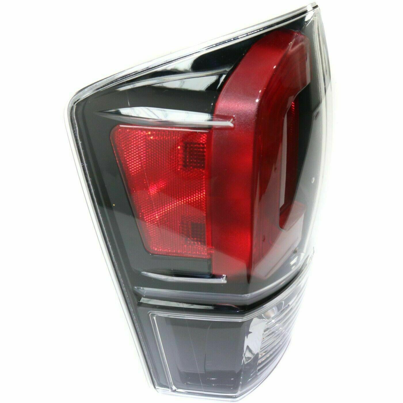2017-2019 Toyota Tacoma Tail Lamp Driver Side Black Bezel , TO2800201. Precision fitment for collision repair.