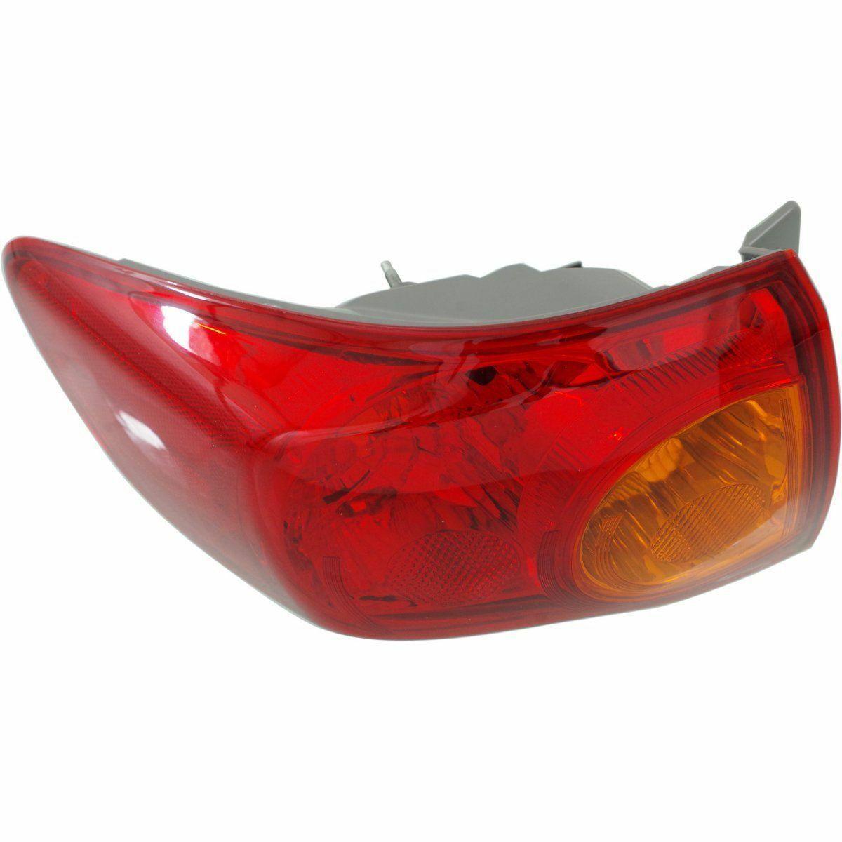 2009-2010 Toyota Corolla Sedan Tail Lamp Driver Side , TO2804113. Factory-style replacement part.