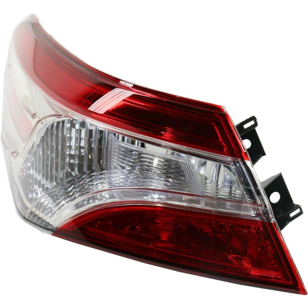 2018-2019 Toyota Camry Tail Lamp Driver Side Le Model Without Smoked Tint , TO2804138. Installed view for reference.