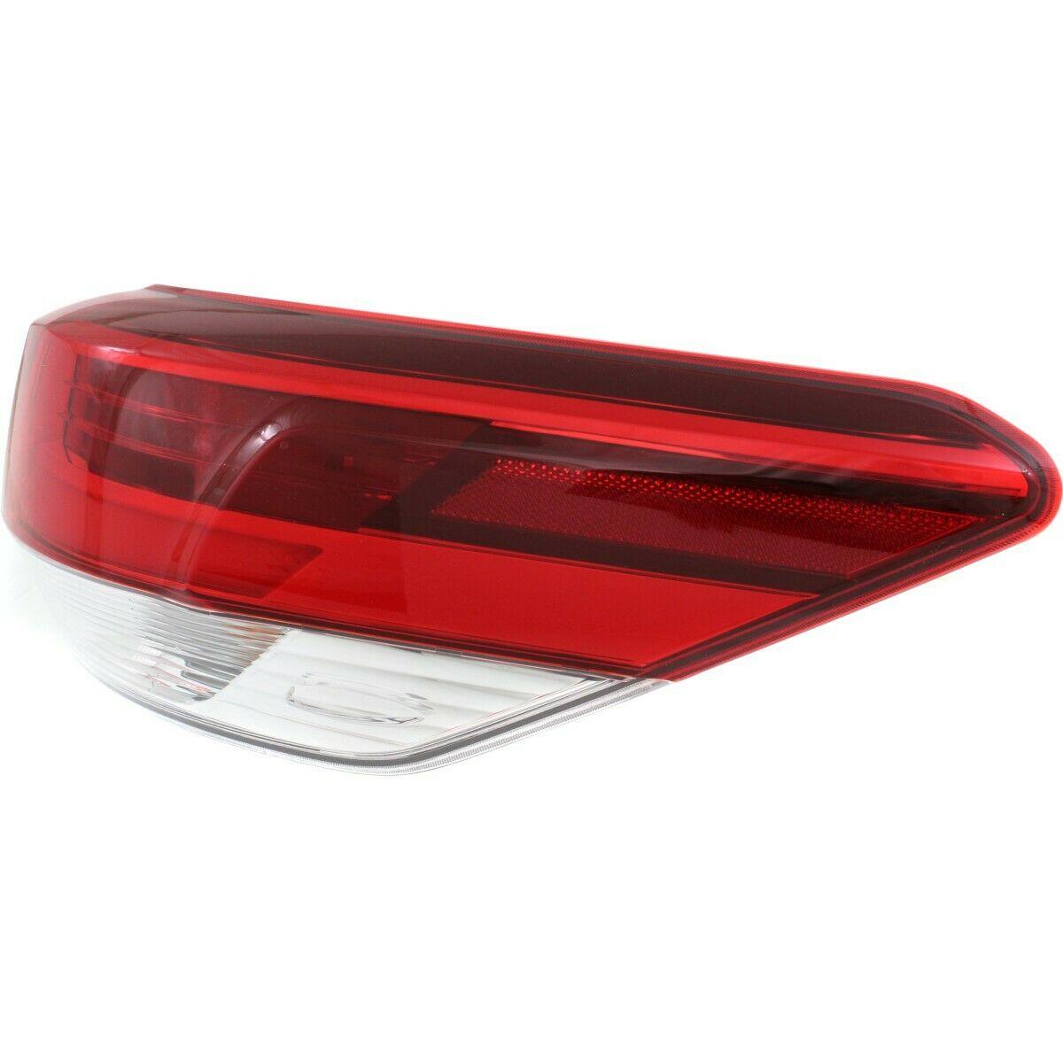 2018-2019 Toyota Highlander Hybrid Tail Lamp Passenger Side , TO2805143. Designed for OEM alignment.