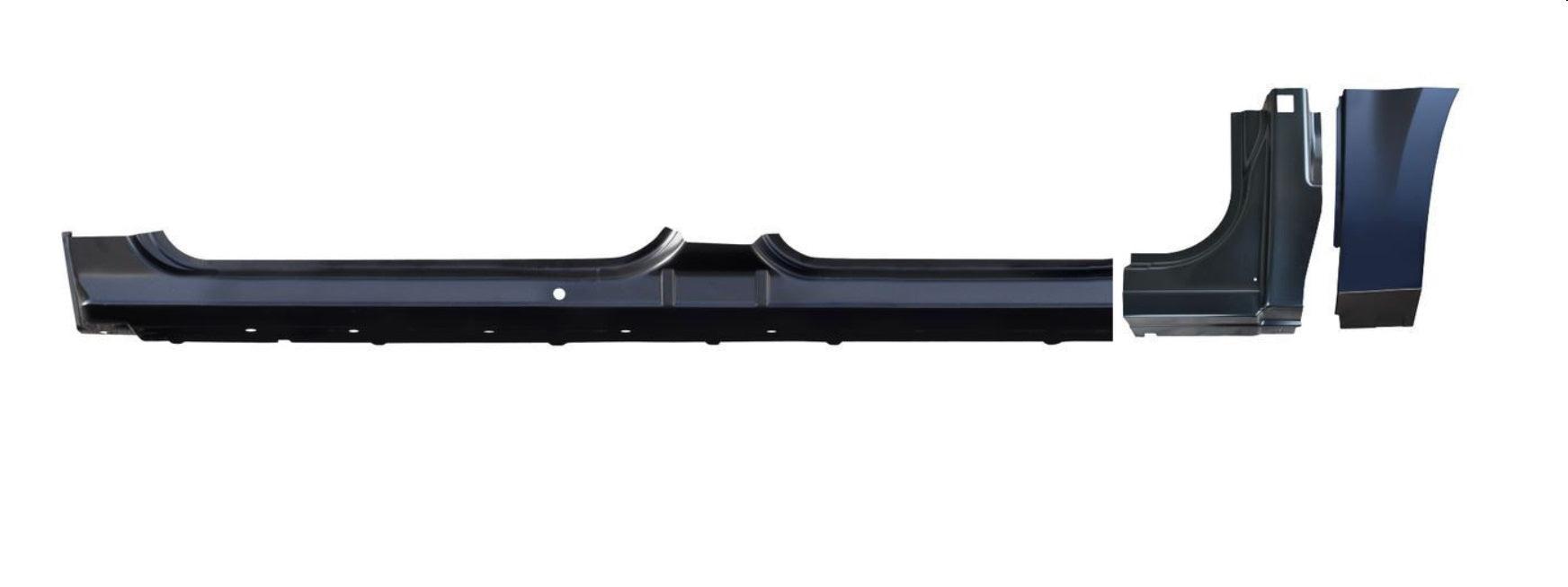 2007-2013 Gmc Sierra 1500 Rocker Panel Driver Side Crew Cab Oe Style , 0864-109. Factory-style replacement part.