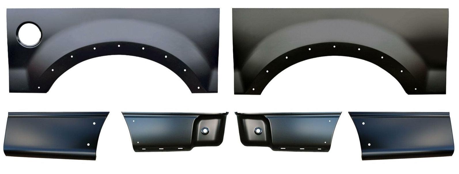 2004-2008 Ford F150 Wheel Arch Rear Driver Side Upper With Mldg Holes , 1988-149. .