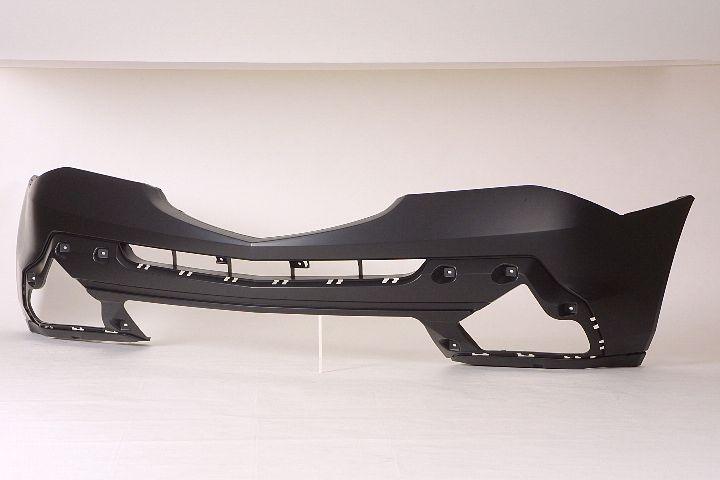 2007-2009 Acura MDX Front Bumper Primed Without Washer Hole , AC1000157. Designed for OEM alignment.