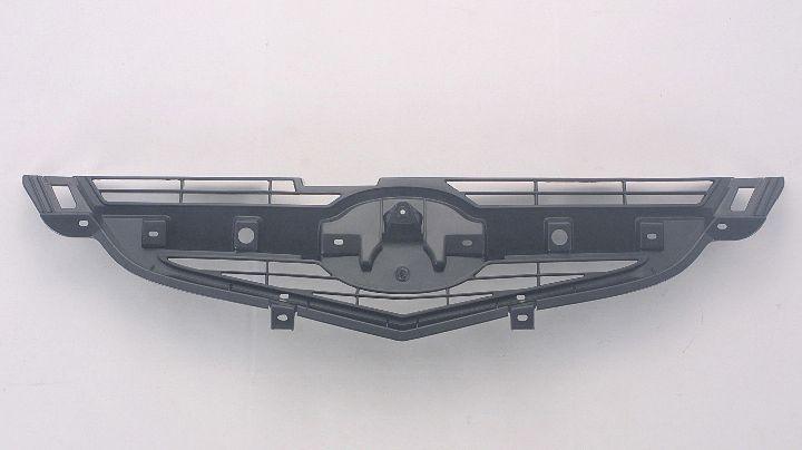 2004-2006 Acura TL Grille Matte Black , AC1200109. Side view of the replacement part.