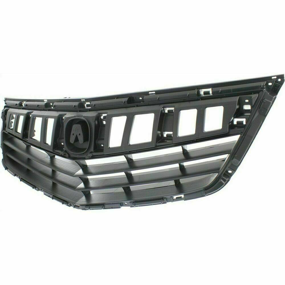 2011-2014 Acura TSX Grille Matte-Black , AC1200115. Replacement part ready for install.