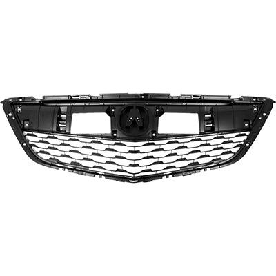 2014-2016 Acura MDX Grille Matte Dark Gray , AC1200121. Angle view for visual reference.