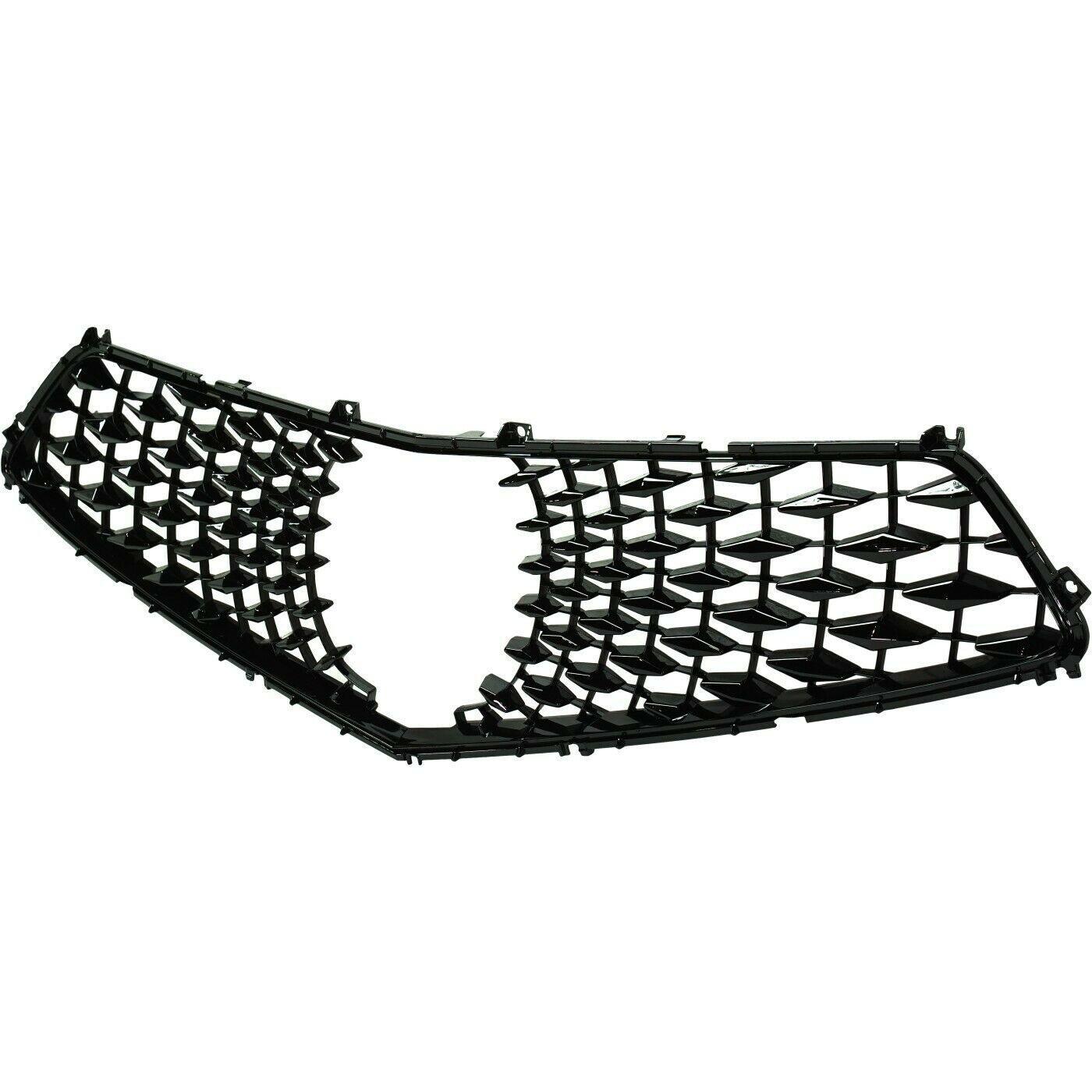 2018-2020 Acura TLX Grille Primed Black Mesh Style Without A-Spec , AC1201100. Replacement part ready for install.