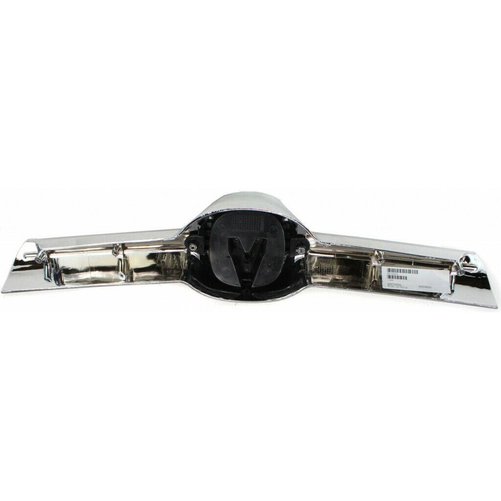 2004-2006 Acura TL Grille Center Moulding Chrome , AC1203100. Angle view for visual reference.