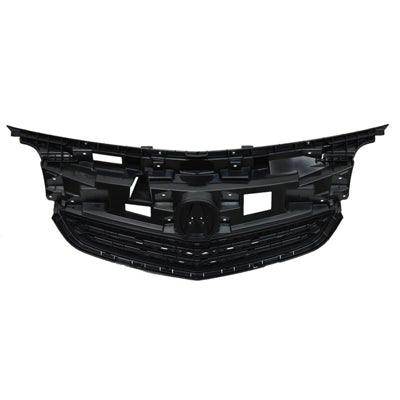 2013-2014 Acura TL Grille Frame Matte Black , AC1223100. OEM-style replacement.