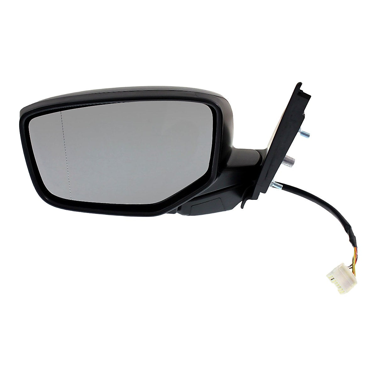 2013-2015 Acura ILX Hybrid Rear Driver Side Door Mirror, ac1320116. Front view.
