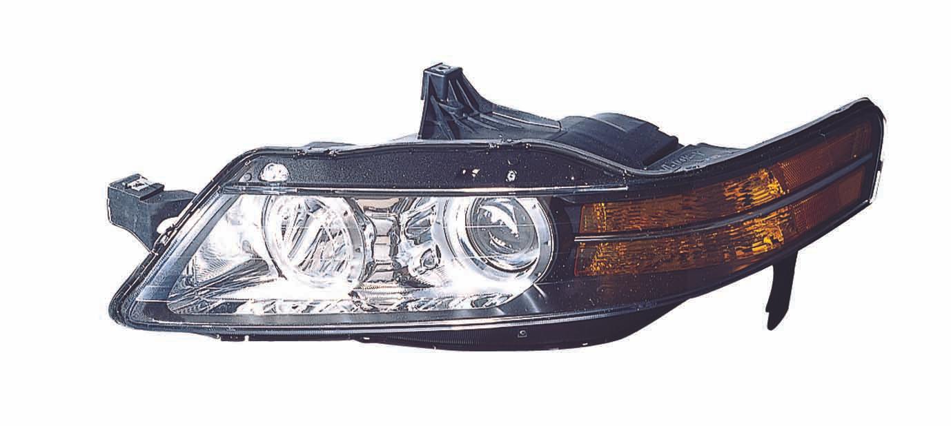 2007-2008 Acura TL Head Lamp Driver Side Base-Navi Models , AC2502113. High-strength and long-lasting.