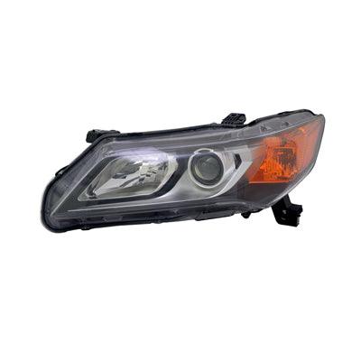 2013-2015 Acura ILX Hybrid Head Lamp Driver Side Halogen , AC2502121. Side view of the replacement part.