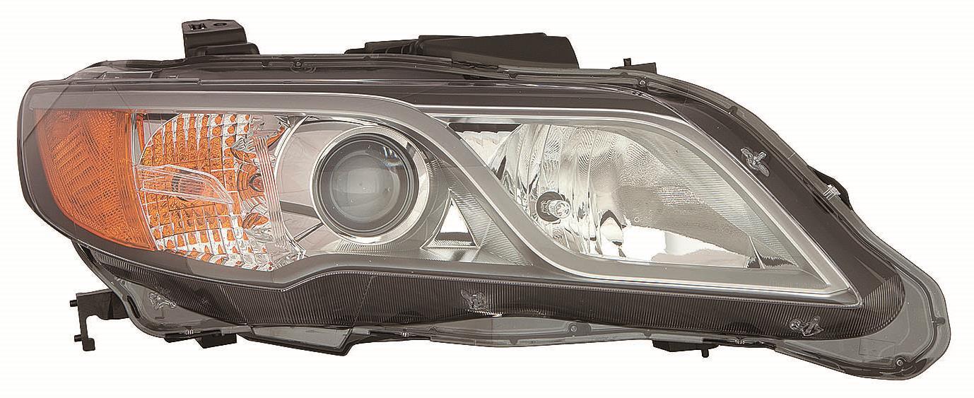 2013-2015 Acura RDX Head Lamp Driver Side Halogen , AC2502123. Exact fit for vehicle restoration.