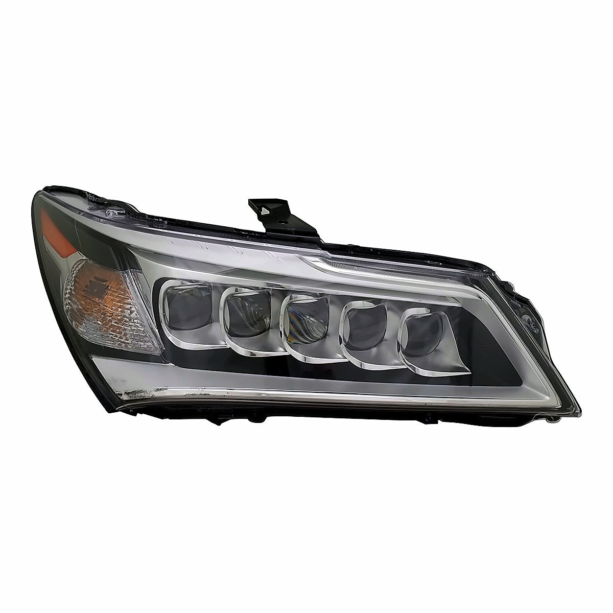 2014-2016 Acura MDX Passenger Side Head Lamp, ac2503125. Front view.
