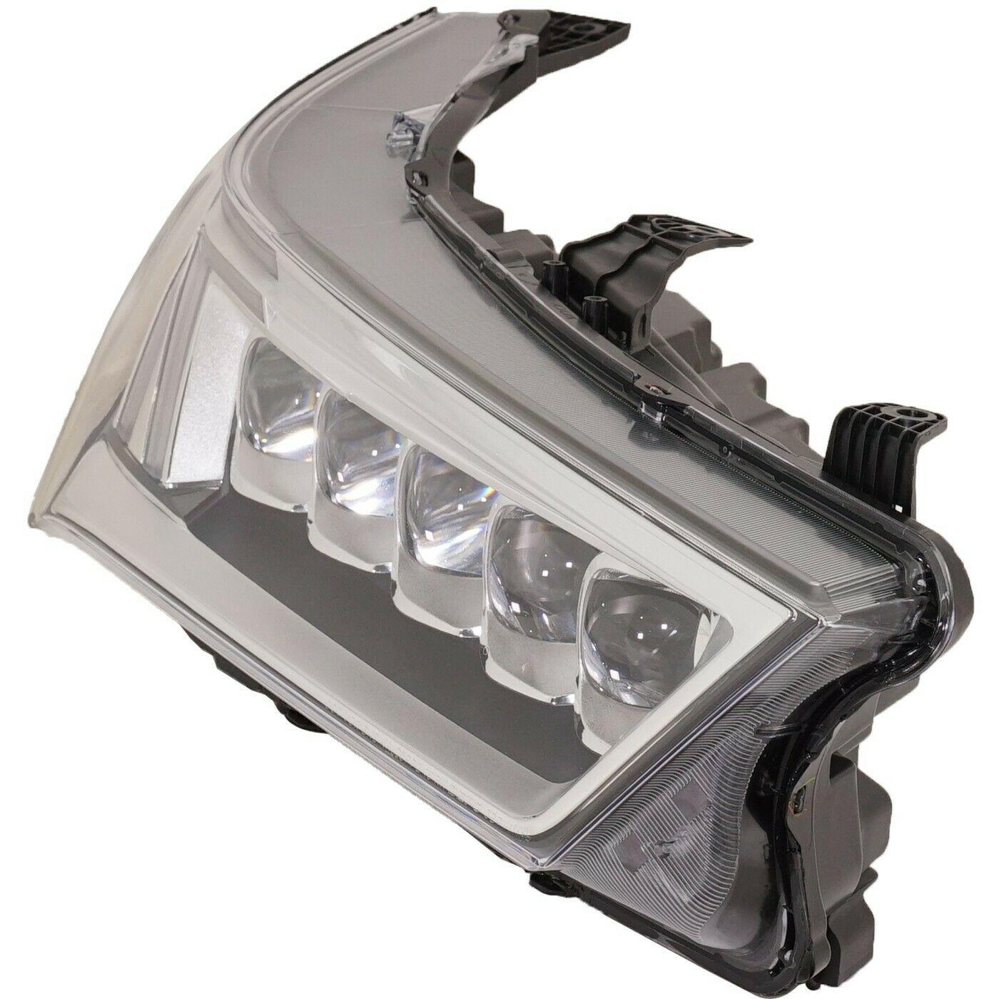 2017-2020 Acura MDX Head Lamp Passenger Side Led Without Auto Level Control , AC2503130. Side view of the replacement part.