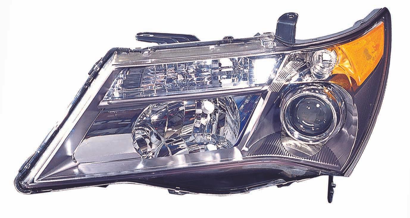 2007-2009 Acura MDX Head Lamp Driver Side Sport Models With Adaptive Lamp , AC2518110. Exact fit for vehicle restoration.