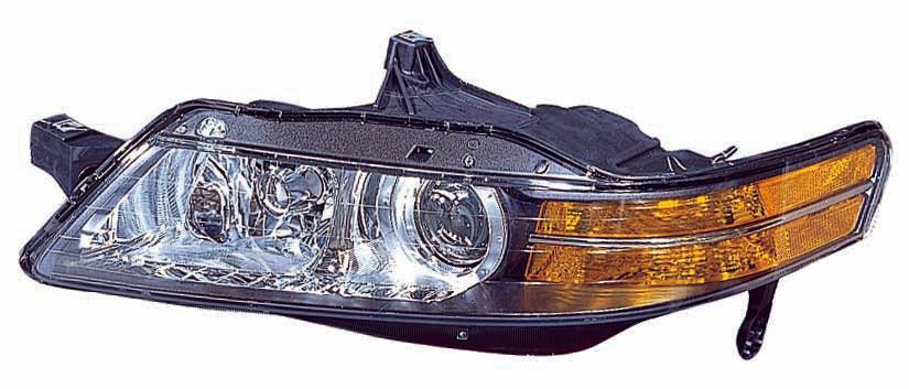 2004-2005 Acura TL Head Lamp Driver Side With Hid Canada Type , AC2518114. Durable and impact-resistant.