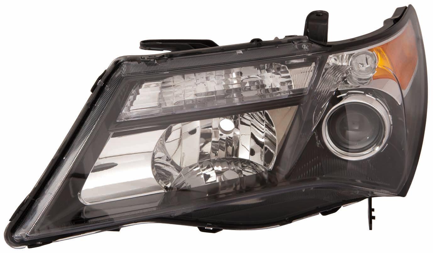 2010-2013 Acura MDX Head Lamp Driver Side Hid Base/Technology , AC2518120.   component.