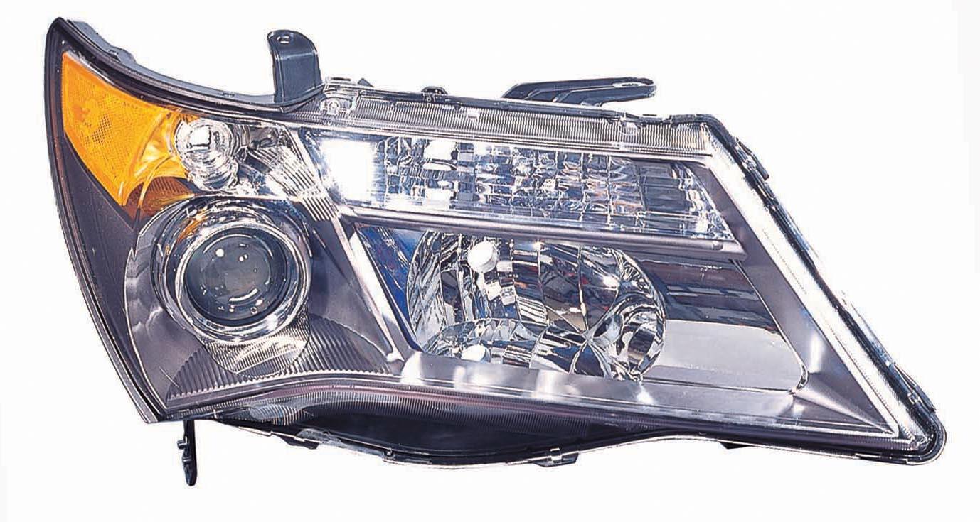 2007-2009 Acura MDX Head Lamp Passenger Side Sport Models With Adaptive Lamp , AC2519110. Installed view for reference.