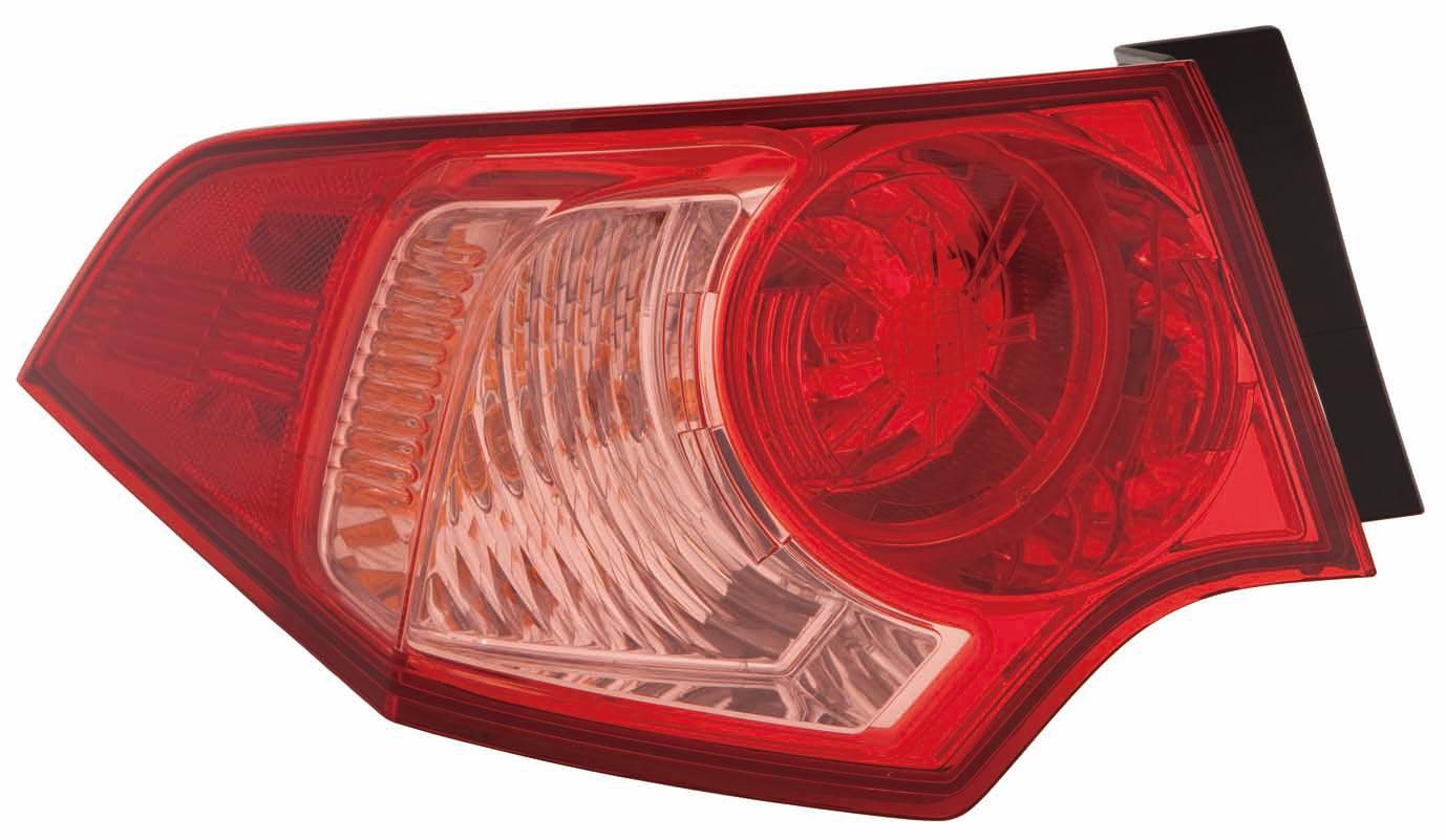 2011-2014 Acura TSX Tail Lamp Driver Side , AC2804100. OEM-quality exterior component.