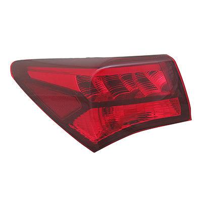 2015-2017 Acura TLX Tail Lamp Driver Side , AC2804106. Side view of the replacement part.