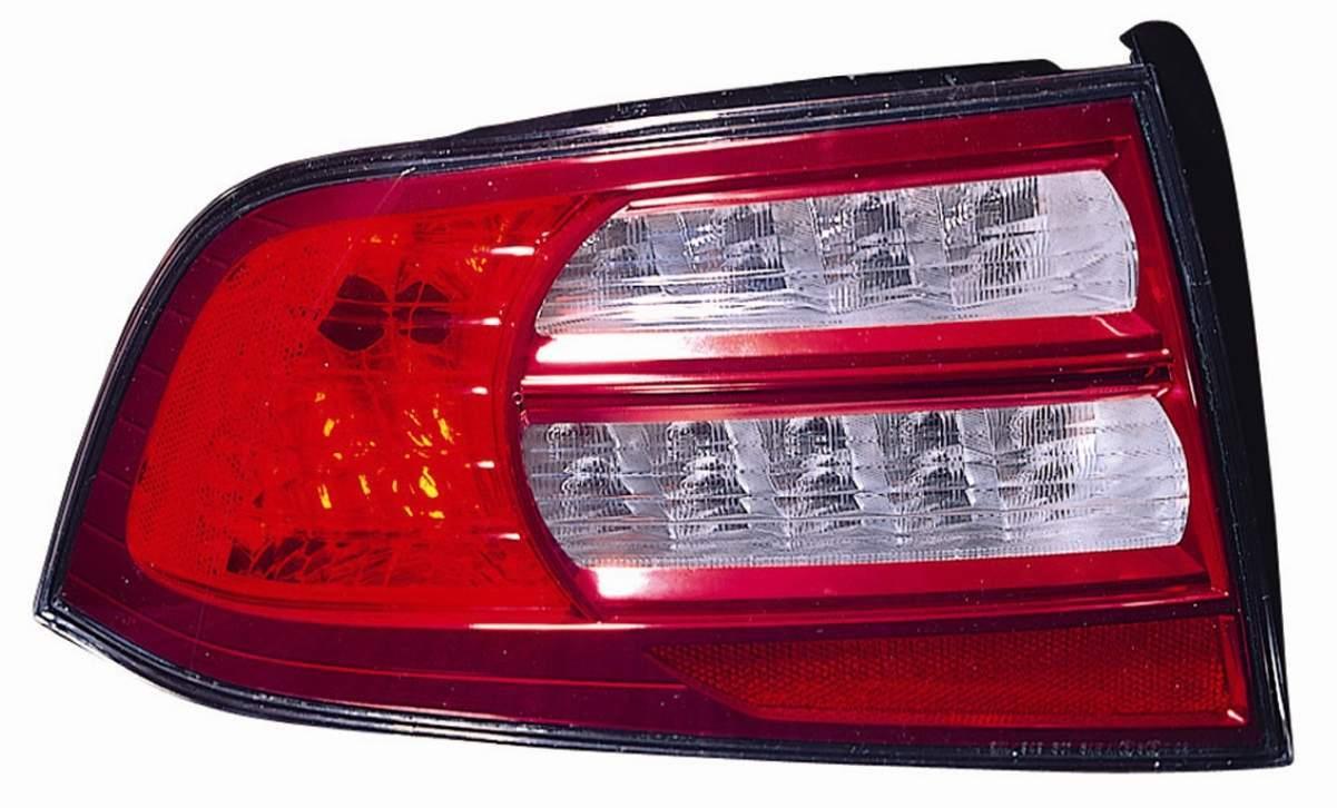 2007-2008 Acura TL Tail Lamp Driver Side Base/Navi , AC2818107. Tested for reliable performance.