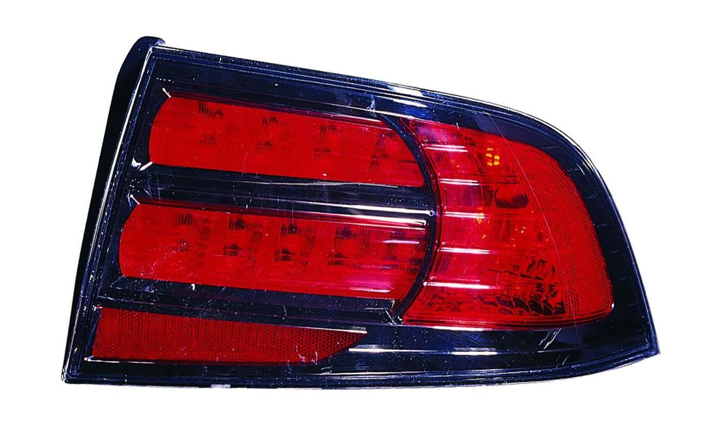 2007-2008 Acura TL Tail Lamp Passenger Side Type S , AC2819108. Angle view for visual reference.