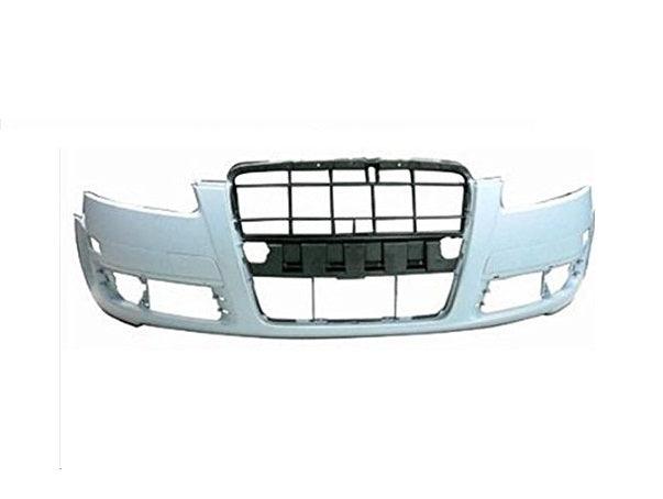 2005-2008 Audi A6 Front Bumper Without H/Lp Wash Hole Type 1 Primed , AU1000156. Durable and impact-resistant.