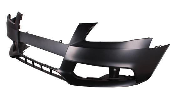 2009-2012 Audi A4 Front Bumper Primed Without S Line/Washer , AU1000162. OEM-style replacement.