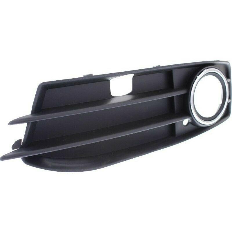 2009-2013 Audi A3 Fog Lamp Bezel Front Driver Side With Sport Chrome Trim , AU1038114. Designed for OEM alignment.