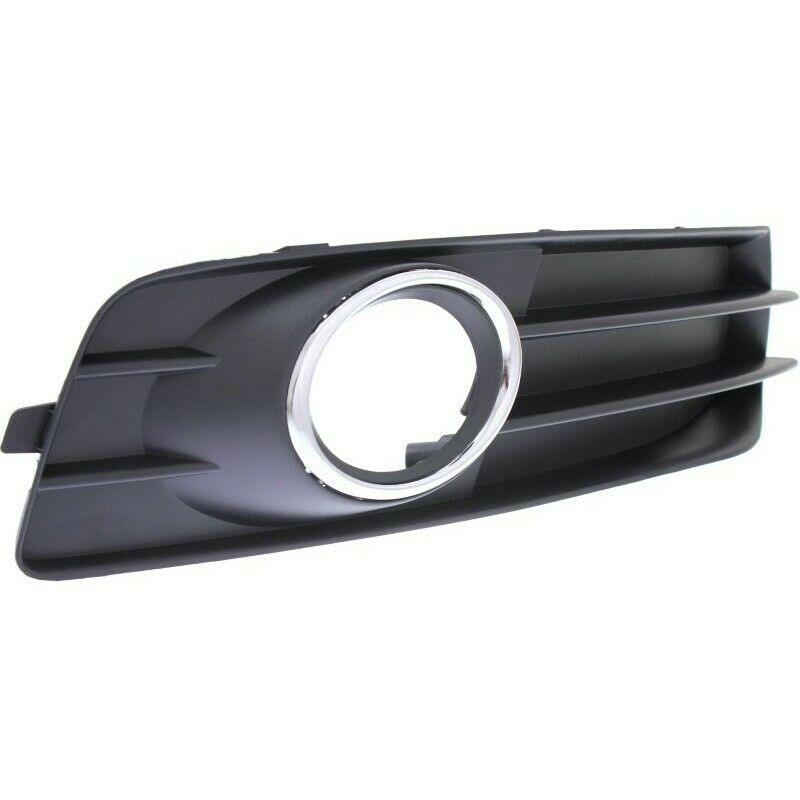2009-2013 Audi A3 Fog Lamp Bezel Front Passenger Side With Sport Chrome Trim , AU1039114. Professional-grade auto body part.