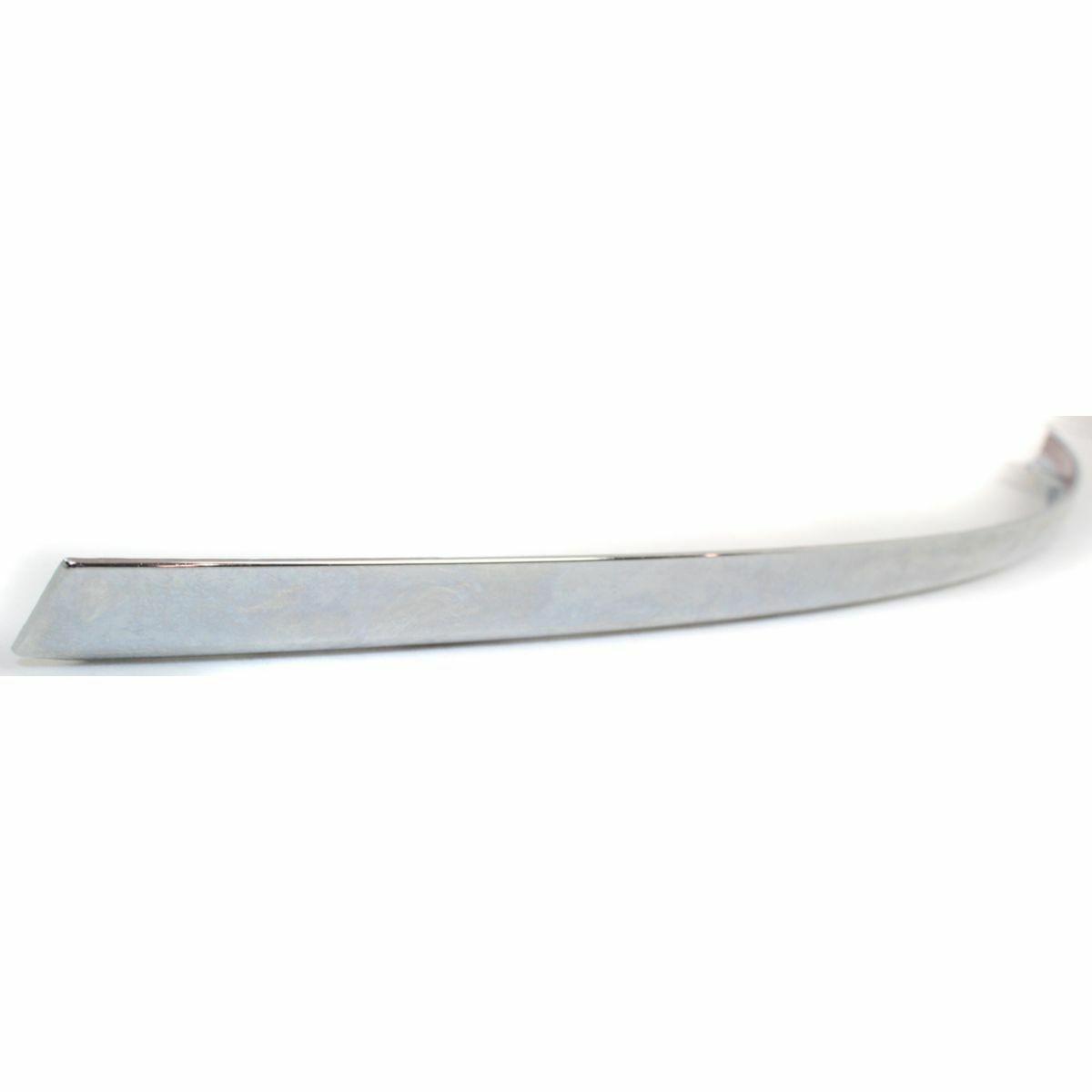 2007-2011 Audi S6 Bumper Moulding Front Driver Side Chrome , AU1046101. Designed for OEM alignment.
