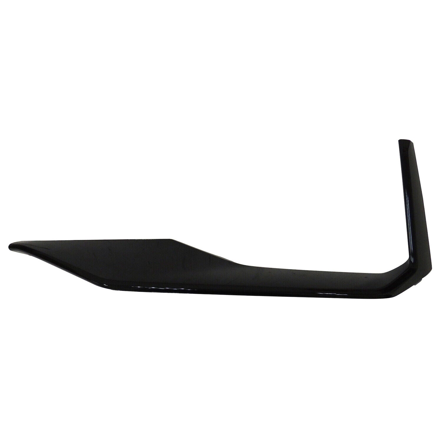 2018-2019 Audi RS5 Bumper Molding Front Driver Side Outer Gloss Black , AU1046104. Durable and impact-resistant.