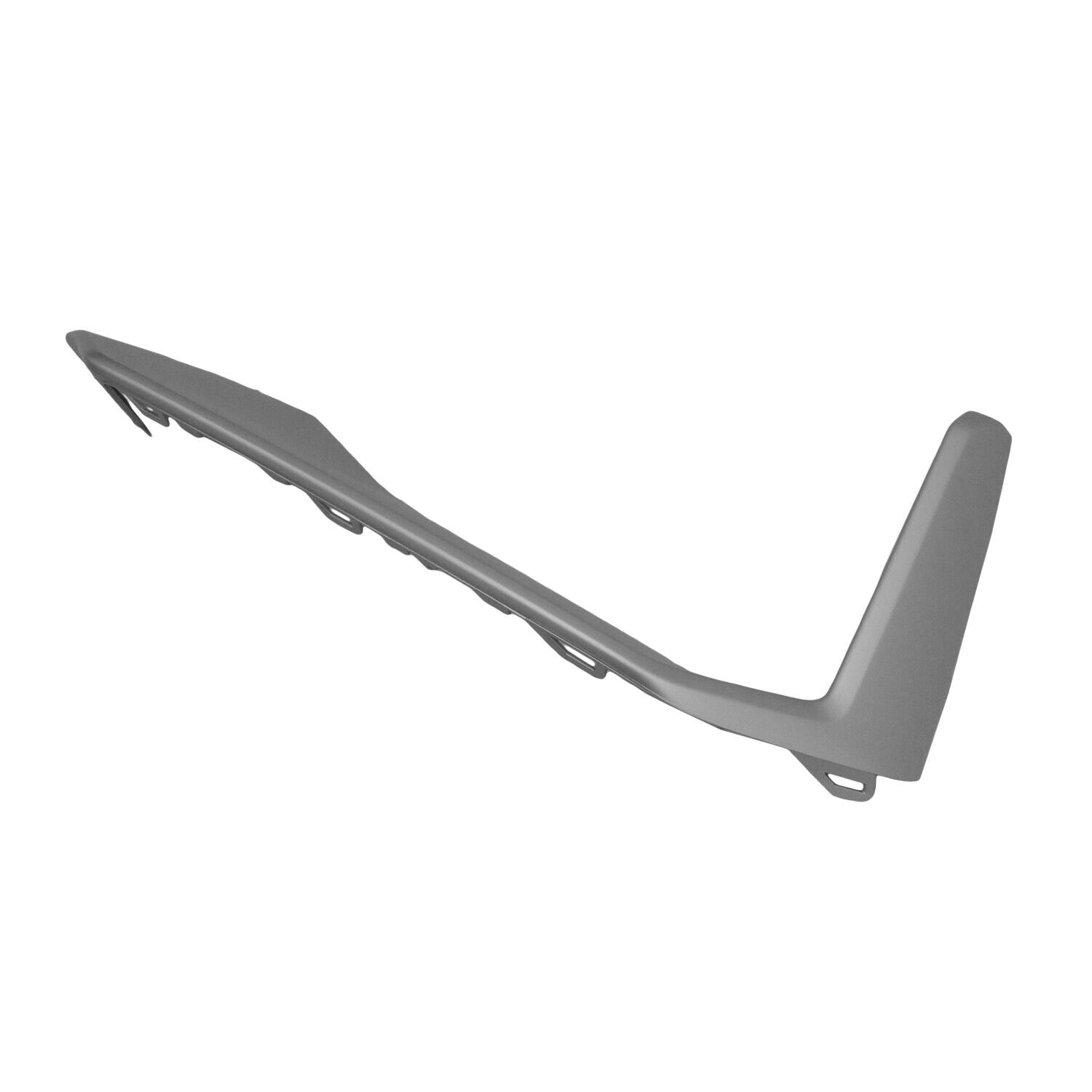 2018-2019 Audi RS5 Bumper Molding Front Driver Side Primed Silver , AU1046105. Exact fit for vehicle restoration.