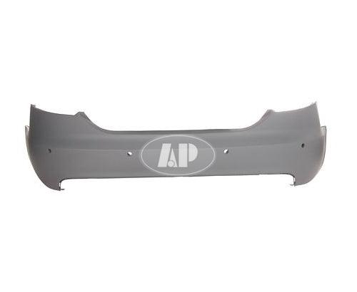 2007-2008 Audi S6 Rear Bumper With Sensor Hole Primed Dark-Gry , AU1100159. High-quality aftermarket part.