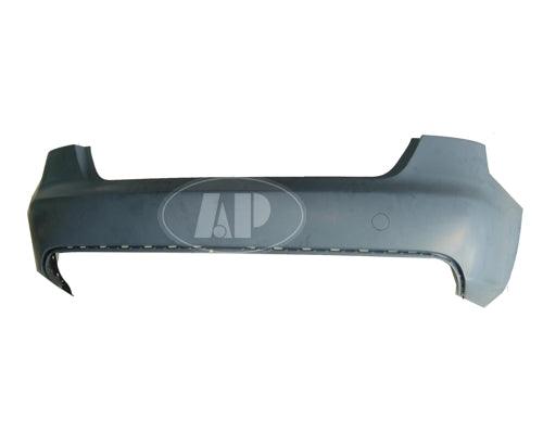 2009-2012 Audi A4 Rear Bumper Without Sensor Hole Primed Without S-Line , AU1100193. Professional-grade auto body part.