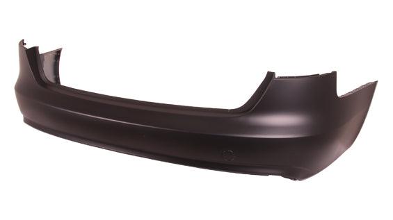 2013-2016 Audi A4 Rear Bumper Primed Without Sensor Hole , AU1100206. OEM-quality exterior component.