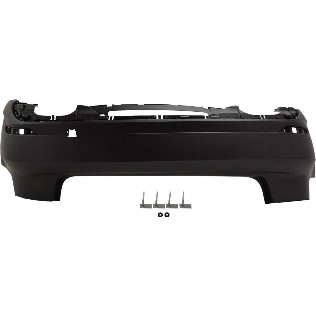 2017-2019 Audi A3 Quattro Rear Bumper Primed Without Sensor/S-Line Conv/Sdn , AU1100244. Exact fit for vehicle restoration.