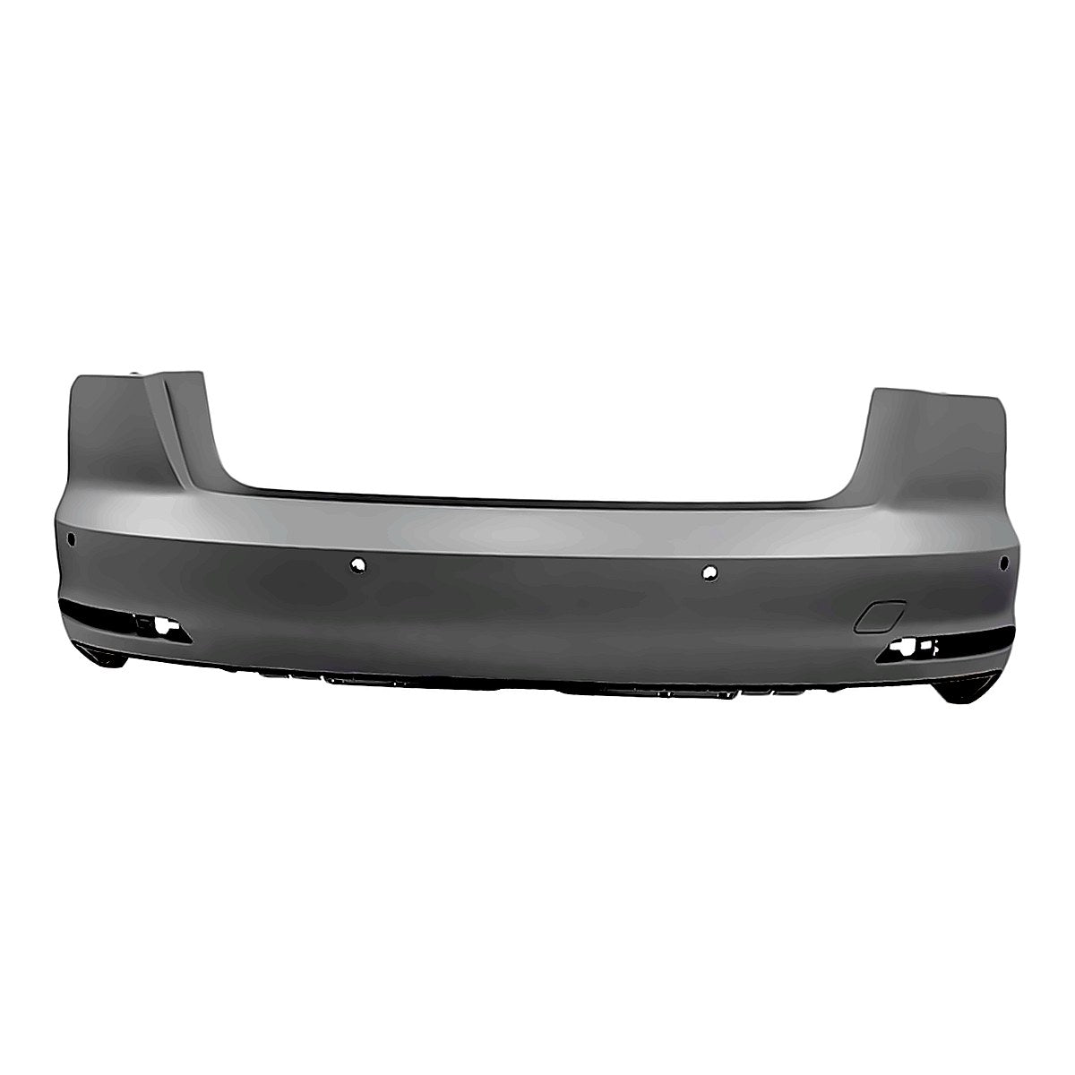 2019-2023 Audi A6 Quattro Rear Bumper Rr, au1100258. Front view.