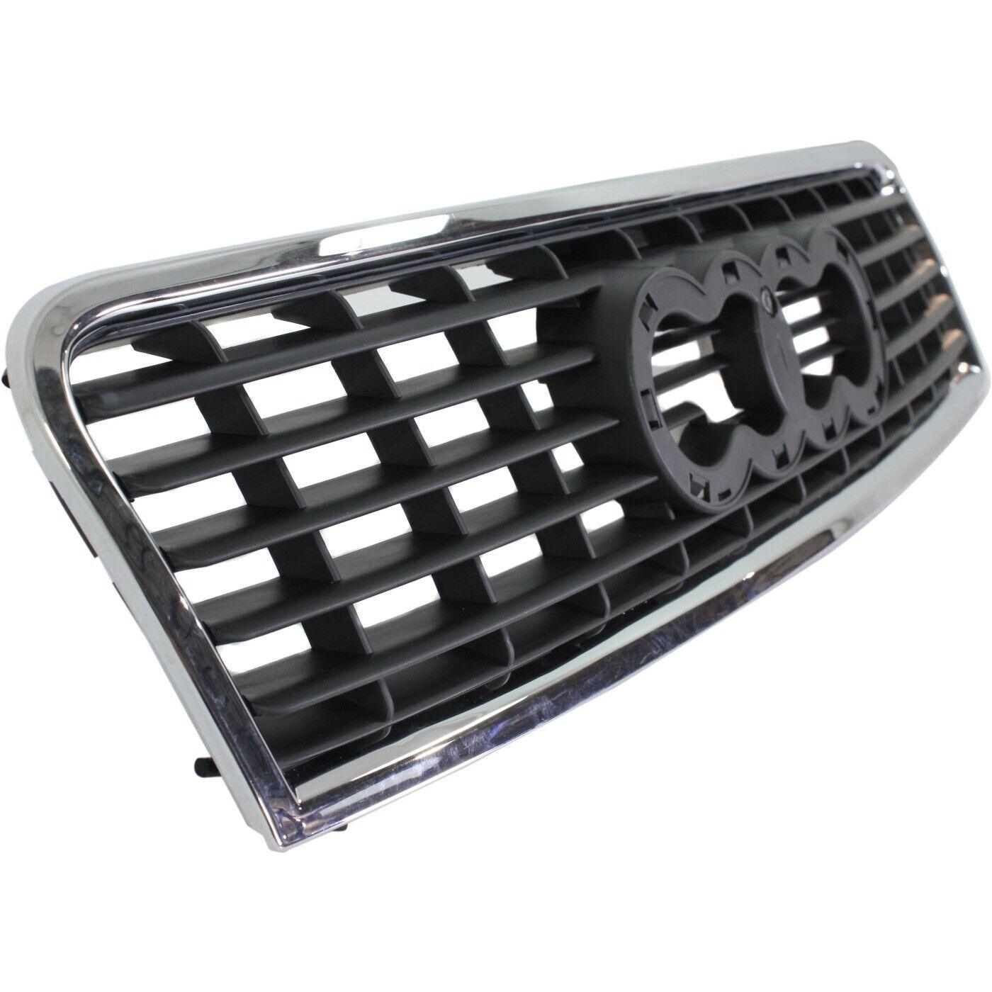 2002-2005 Audi A4 Grille Chrome/Black , AU1200114. Made with quality materials.