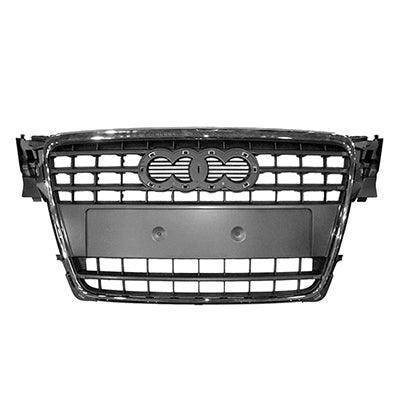 2009-2012 Audi A4 Grille Primed-Gray , AU1200122. Durable and impact-resistant.