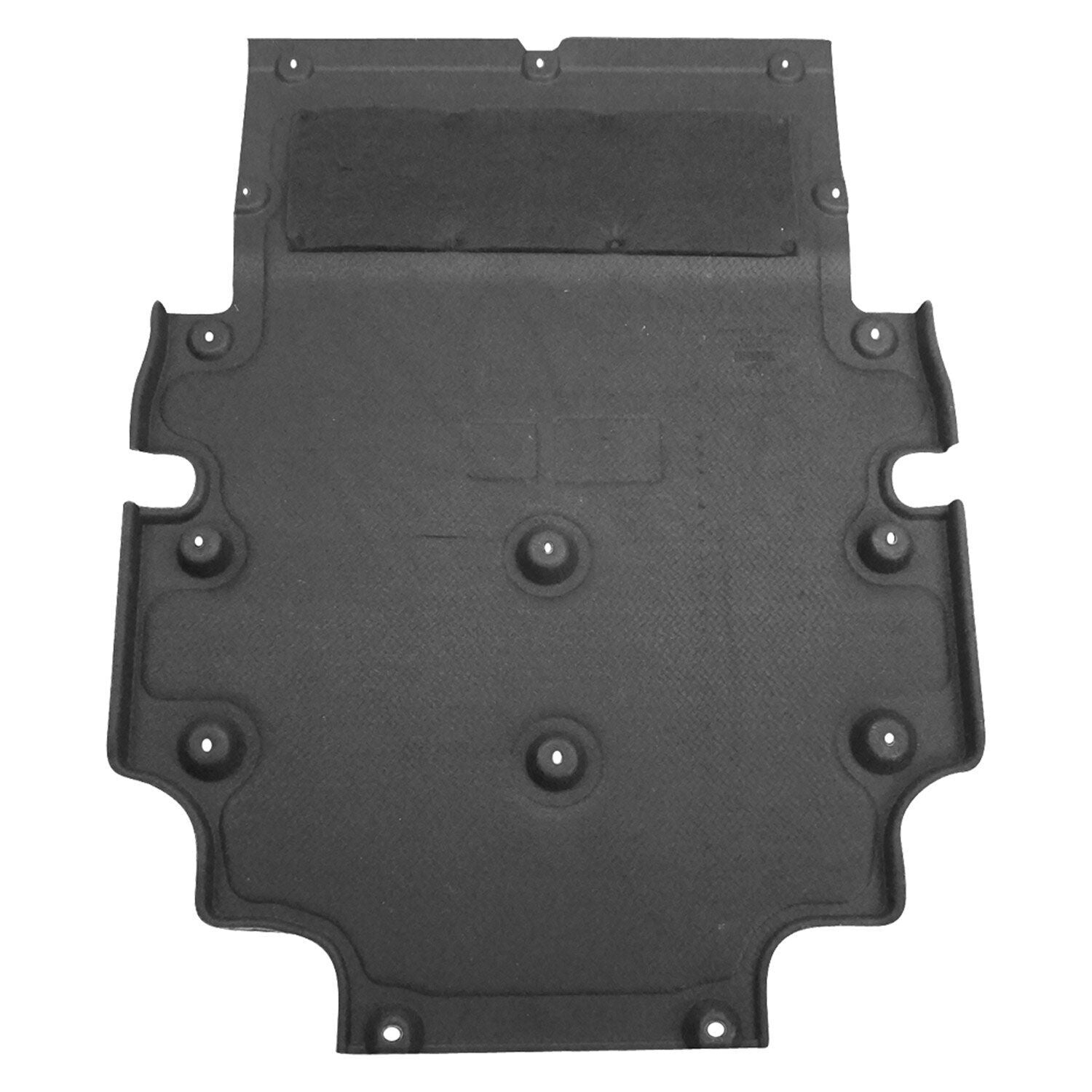 2020-2021 Audi A6 Allroad Undercar Shield Front Fwd , AU1228142. Side view of the replacement part.