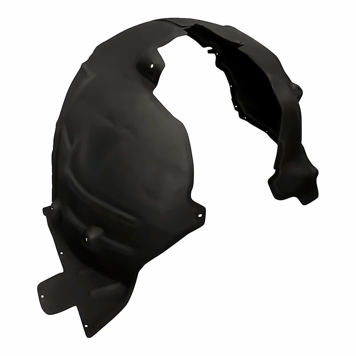 2019-2023 Audi A6 Quattro Front Driver Side Fender Liner, au1248150. Front view.