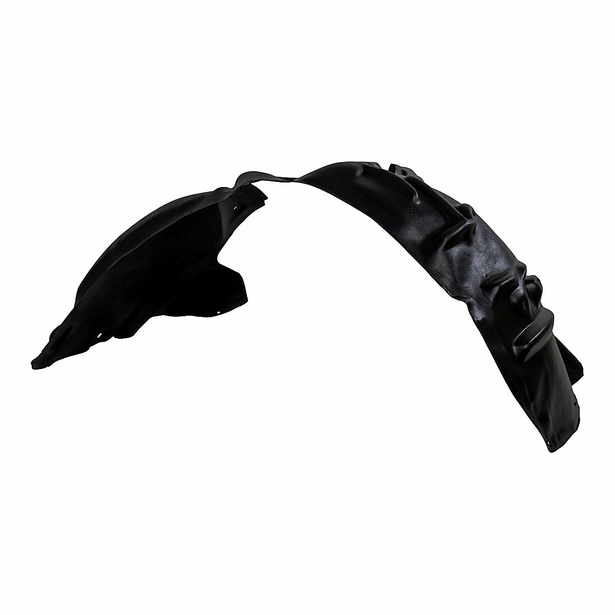 2009-2012 Audi A4 Passenger Side Fender Liner, au1249120. Front view.
