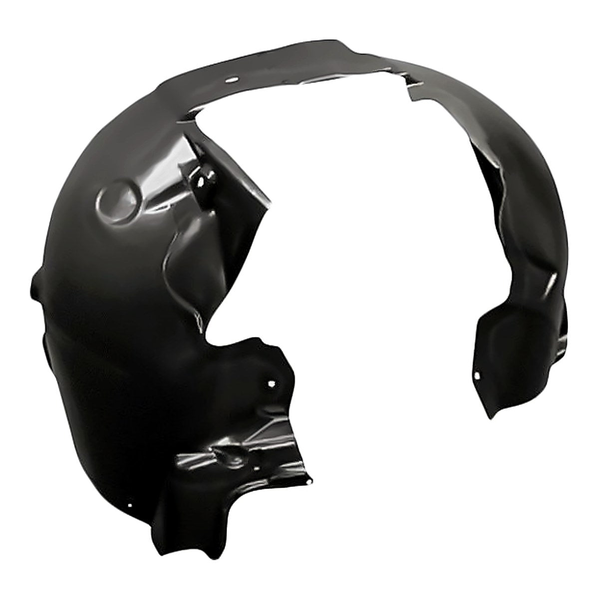2013-2016 Audi A4 Front Passenger Side Fender Liner, au1249128. Front view.