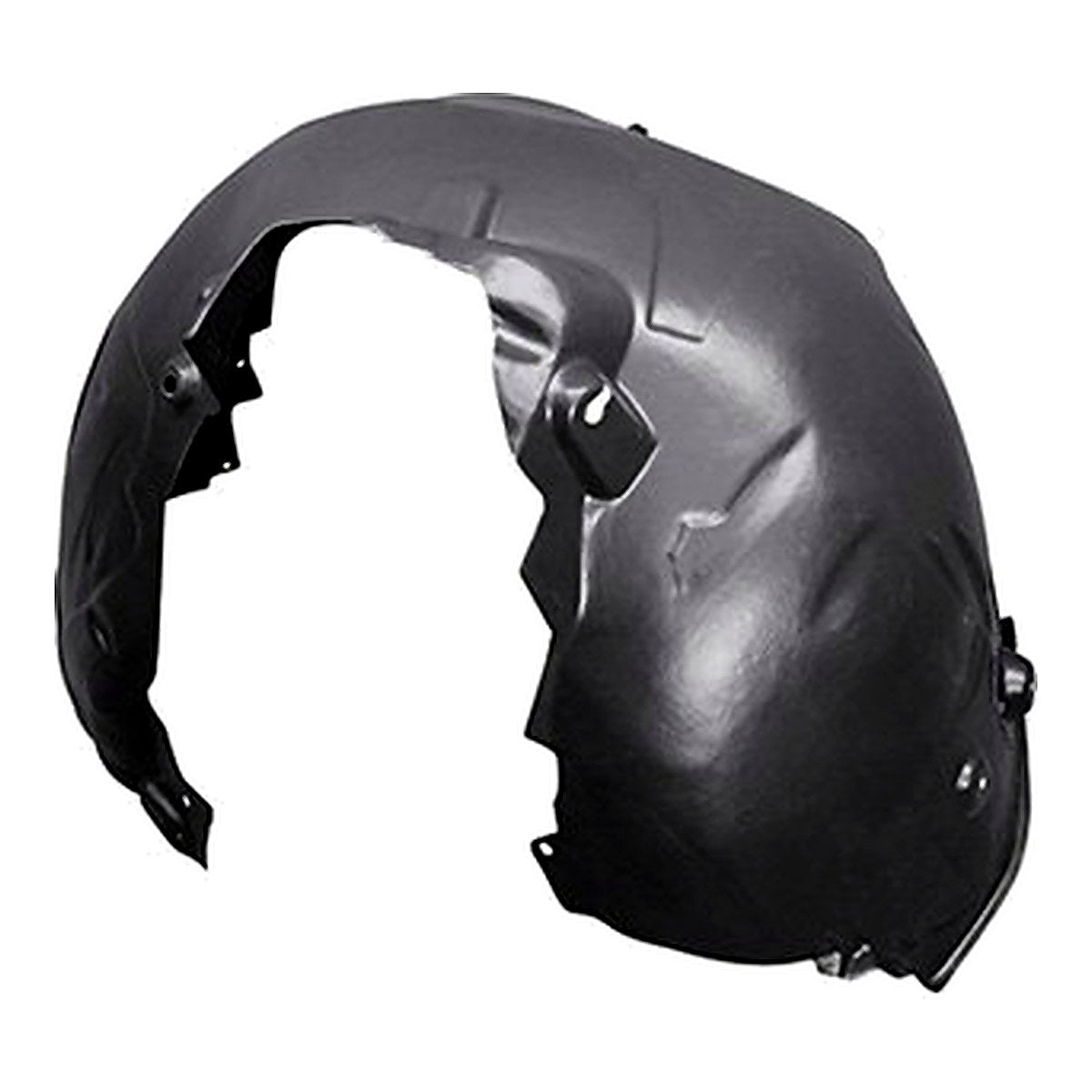 2017-2019 Audi A4 Passenger Side Fender Liner, au1249133. Front view.