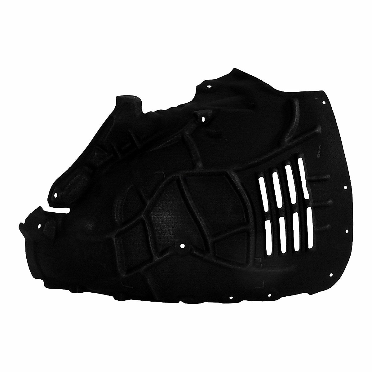 2017-2019 Audi Q7 Front Passenger Side Fender Liner, au1249146. Front view.