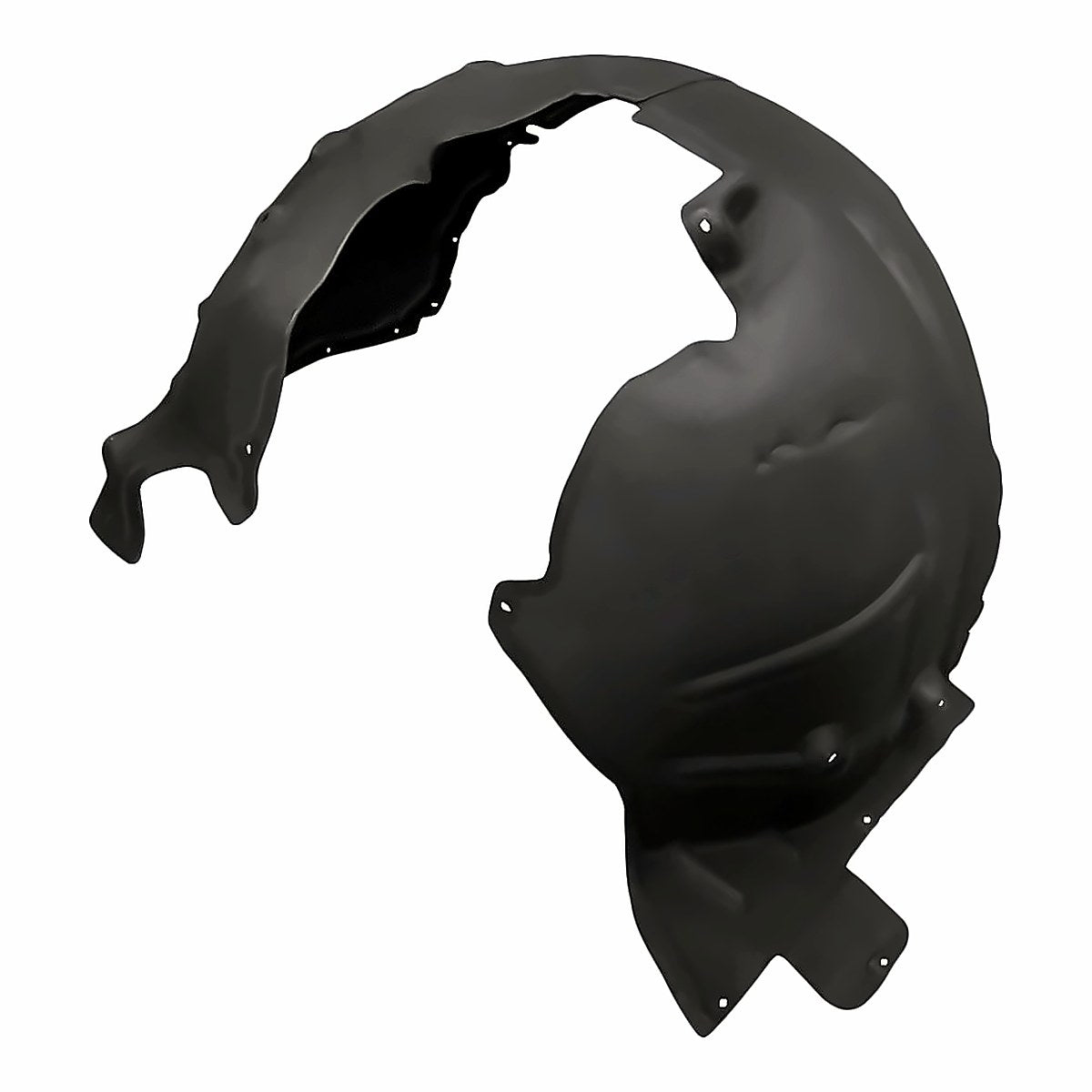 2019-2023 Audi A6 Quattro Front Passenger Side Fender Liner, au1249150. Front view.